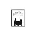 Picture of Welcome to the Batcave White _GroupedProduct_Rectangle_Portrait_Mini_ _GroupedProduct_Rectangle_Portrait_Canvas_Framed_