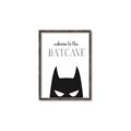 Picture of Welcome to the Batcave White _GroupedProduct_Rectangle_Portrait_Mini_ _GroupedProduct_Rectangle_Portrait_Canvas_Framed_