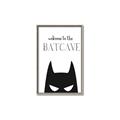 Picture of Welcome to the Batcave White _GroupedProduct_Rectangle_Portrait_Mini_ _GroupedProduct_Rectangle_Portrait_Canvas_Framed_