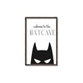 Picture of Welcome to the Batcave White _GroupedProduct_Rectangle_Portrait_Mini_ _GroupedProduct_Rectangle_Portrait_Canvas_Framed_