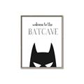 Picture of Welcome to the Batcave White _GroupedProduct_Rectangle_Portrait_Mini_ _GroupedProduct_Rectangle_Portrait_Canvas_Framed_