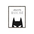 Picture of Welcome to the Batcave White _GroupedProduct_Rectangle_Portrait_Mini_ _GroupedProduct_Rectangle_Portrait_Canvas_Framed_
