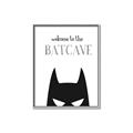 Picture of Welcome to the Batcave White _GroupedProduct_Rectangle_Portrait_Mini_ _GroupedProduct_Rectangle_Portrait_Canvas_Framed_