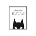 Picture of Welcome to the Batcave White _GroupedProduct_Rectangle_Portrait_Mini_ _GroupedProduct_Rectangle_Portrait_Canvas_Framed_