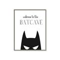 Picture of Welcome to the Batcave White _GroupedProduct_Rectangle_Portrait_Mini_ _GroupedProduct_Rectangle_Portrait_Canvas_Framed_
