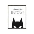 Picture of Welcome to the Batcave White _GroupedProduct_Rectangle_Portrait_Mini_ _GroupedProduct_Rectangle_Portrait_Canvas_Framed_