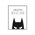 Picture of Welcome to the Batcave White _GroupedProduct_Rectangle_Portrait_Mini_ _GroupedProduct_Rectangle_Portrait_Canvas_Framed_