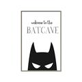 Picture of Welcome to the Batcave White _GroupedProduct_Rectangle_Portrait_Mini_ _GroupedProduct_Rectangle_Portrait_Canvas_Framed_