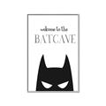 Picture of Welcome to the Batcave White _GroupedProduct_Rectangle_Portrait_Mini_ _GroupedProduct_Rectangle_Portrait_Canvas_Framed_