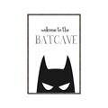 Picture of Welcome to the Batcave White _GroupedProduct_Rectangle_Portrait_Mini_ _GroupedProduct_Rectangle_Portrait_Canvas_Framed_