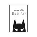 Picture of Welcome to the Batcave White _GroupedProduct_Rectangle_Portrait_Mini_ _GroupedProduct_Rectangle_Portrait_Canvas_Framed_
