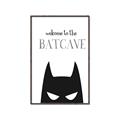 Picture of Welcome to the Batcave White _GroupedProduct_Rectangle_Portrait_Mini_ _GroupedProduct_Rectangle_Portrait_Canvas_Framed_