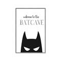 Picture of Welcome to the Batcave White _GroupedProduct_Rectangle_Portrait_Mini_ _GroupedProduct_Rectangle_Portrait_Canvas_Framed_