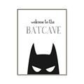 Picture of Welcome to the Batcave White _GroupedProduct_Rectangle_Portrait_Mini_ _GroupedProduct_Rectangle_Portrait_Canvas_Framed_