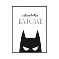 Picture of Welcome to the Batcave White _GroupedProduct_Rectangle_Portrait_Mini_ _GroupedProduct_Rectangle_Portrait_Canvas_Framed_
