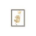 Picture of Floating Baby lion cub _GroupedProduct_Rectangle_Portrait_Mini_ _GroupedProduct_Rectangle_Portrait_Canvas_Framed_
