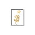 Picture of Floating Baby lion cub _GroupedProduct_Rectangle_Portrait_Mini_ _GroupedProduct_Rectangle_Portrait_Canvas_Framed_
