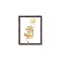 Picture of Floating Baby lion cub _GroupedProduct_Rectangle_Portrait_Mini_ _GroupedProduct_Rectangle_Portrait_Canvas_Framed_
