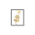 Picture of Floating Baby lion cub _GroupedProduct_Rectangle_Portrait_Mini_ _GroupedProduct_Rectangle_Portrait_Canvas_Framed_