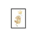 Picture of Floating Baby lion cub _GroupedProduct_Rectangle_Portrait_Mini_ _GroupedProduct_Rectangle_Portrait_Canvas_Framed_