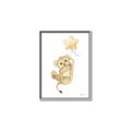 Picture of Floating Baby lion cub _GroupedProduct_Rectangle_Portrait_Mini_ _GroupedProduct_Rectangle_Portrait_Canvas_Framed_