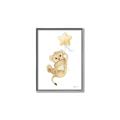 Picture of Floating Baby lion cub _GroupedProduct_Rectangle_Portrait_Mini_ _GroupedProduct_Rectangle_Portrait_Canvas_Framed_