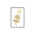 Picture of Floating Baby lion cub _GroupedProduct_Rectangle_Portrait_Mini_ _GroupedProduct_Rectangle_Portrait_Canvas_Framed_