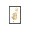 Picture of Floating Baby lion cub _GroupedProduct_Rectangle_Portrait_Mini_ _GroupedProduct_Rectangle_Portrait_Canvas_Framed_