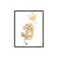 Picture of Floating Baby lion cub _GroupedProduct_Rectangle_Portrait_Mini_ _GroupedProduct_Rectangle_Portrait_Canvas_Framed_