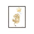 Picture of Floating Baby lion cub _GroupedProduct_Rectangle_Portrait_Mini_ _GroupedProduct_Rectangle_Portrait_Canvas_Framed_