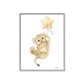 Picture of Floating Baby lion cub _GroupedProduct_Rectangle_Portrait_Mini_ _GroupedProduct_Rectangle_Portrait_Canvas_Framed_