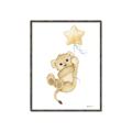 Picture of Floating Baby lion cub _GroupedProduct_Rectangle_Portrait_Mini_ _GroupedProduct_Rectangle_Portrait_Canvas_Framed_