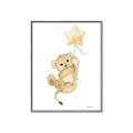 Picture of Floating Baby lion cub _GroupedProduct_Rectangle_Portrait_Mini_ _GroupedProduct_Rectangle_Portrait_Canvas_Framed_