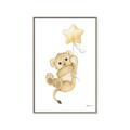 Picture of Floating Baby lion cub _GroupedProduct_Rectangle_Portrait_Mini_ _GroupedProduct_Rectangle_Portrait_Canvas_Framed_
