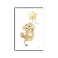 Picture of Floating Baby lion cub _GroupedProduct_Rectangle_Portrait_Mini_ _GroupedProduct_Rectangle_Portrait_Canvas_Framed_