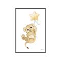 Picture of Floating Baby lion cub _GroupedProduct_Rectangle_Portrait_Mini_ _GroupedProduct_Rectangle_Portrait_Canvas_Framed_