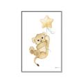 Picture of Floating Baby lion cub _GroupedProduct_Rectangle_Portrait_Mini_ _GroupedProduct_Rectangle_Portrait_Canvas_Framed_