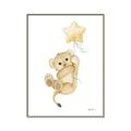 Picture of Floating Baby lion cub _GroupedProduct_Rectangle_Portrait_Mini_ _GroupedProduct_Rectangle_Portrait_Canvas_Framed_