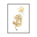 Picture of Floating Baby lion cub _GroupedProduct_Rectangle_Portrait_Mini_ _GroupedProduct_Rectangle_Portrait_Canvas_Framed_