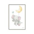 Picture of Floating baby elephant _GroupedProduct_Rectangle_Portrait_Mini_ _GroupedProduct_Rectangle_Portrait_Canvas_Framed_
