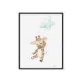 Picture of floating baby Giaraffe  _GroupedProduct_Rectangle_Portrait_Mini_ _GroupedProduct_Rectangle_Portrait_Canvas_Framed_
