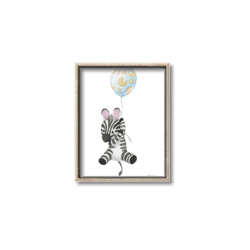 Picture of Floating Baby Zeba _GroupedProduct_Rectangle_Portrait_Mini_ _GroupedProduct_Rectangle_Portrait_Canvas_Framed_