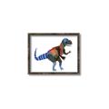 Picture of colourful T-rex _GroupedProduct_Rectangle_Landscape_Mini_ _GroupedProduct_Rectangle_Landscape_Canvas_Framed_