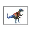 Picture of colourful T-rex _GroupedProduct_Rectangle_Landscape_Mini_ _GroupedProduct_Rectangle_Landscape_Canvas_Framed_