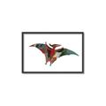 Picture of Colourful pterodactyl _GroupedProduct_Rectangle_Landscape_Mini_ _GroupedProduct_Rectangle_Landscape_Canvas_Framed_