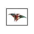 Picture of Colourful pterodactyl _GroupedProduct_Rectangle_Landscape_Mini_ _GroupedProduct_Rectangle_Landscape_Canvas_Framed_