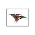 Picture of Colourful pterodactyl _GroupedProduct_Rectangle_Landscape_Mini_ _GroupedProduct_Rectangle_Landscape_Canvas_Framed_