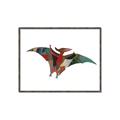 Picture of Colourful pterodactyl _GroupedProduct_Rectangle_Landscape_Mini_ _GroupedProduct_Rectangle_Landscape_Canvas_Framed_