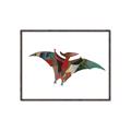 Picture of Colourful pterodactyl _GroupedProduct_Rectangle_Landscape_Mini_ _GroupedProduct_Rectangle_Landscape_Canvas_Framed_