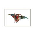 Picture of Colourful pterodactyl _GroupedProduct_Rectangle_Landscape_Mini_ _GroupedProduct_Rectangle_Landscape_Canvas_Framed_
